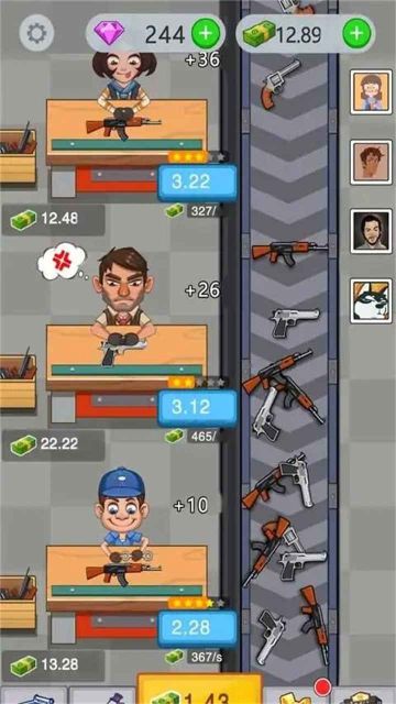 枪械制造厂(Gun Idle Tycoon)