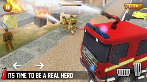 消防车3D模拟器