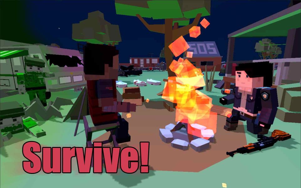 像素僵尸生存(Blocky Zombie Survival)