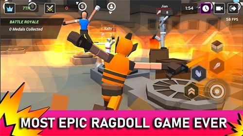 人类大乱斗手机版(Smashgrounds.io)