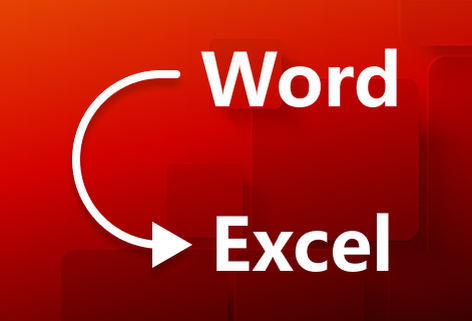 将word转换成Excel进行编辑
