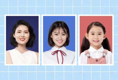 在线证件照换底色一键稿定