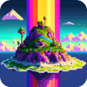像素艺术彩色岛(Color Island)