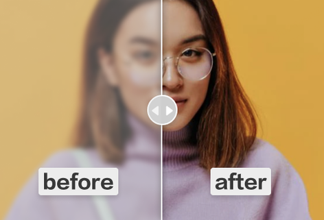 对图像中模糊人脸进行还原