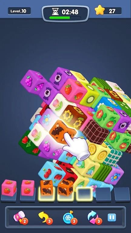 多面体方块粉碎(Cube Crush 3D)
