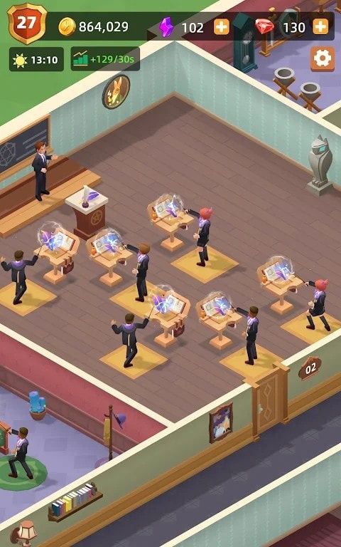 放置巫师学校大亨(Idle Wizarding School Tycoon)