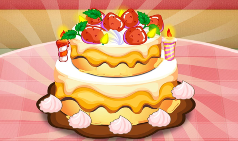 模拟蛋糕制作的游戏